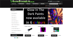 Desktop Screenshot of glowsticksltd.co.nz