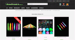 Desktop Screenshot of glowsticksltd.com.au